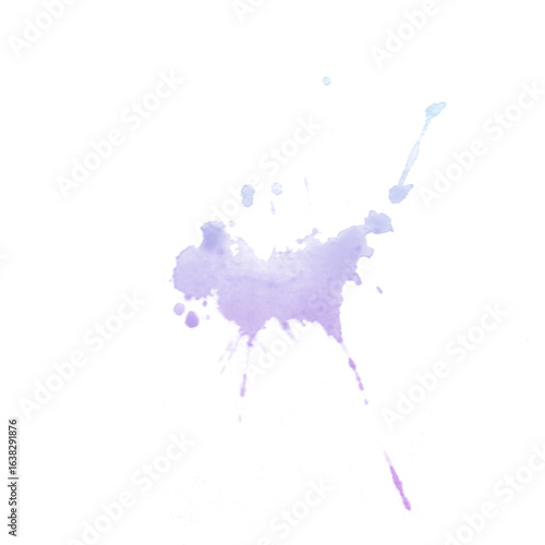 Abstract water color artistic brush paint splash