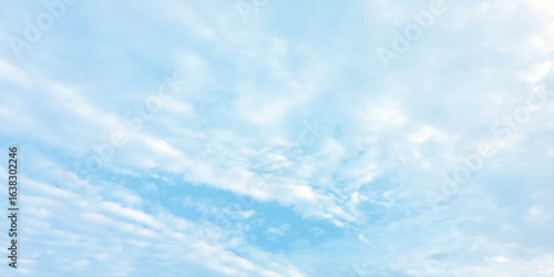 sunny sky blue light watercolor background. Aquarelle painting brush effect card paper textured canvas cloudy smoke space for text, entertaining card, template. aquamarine color graphics illustration
