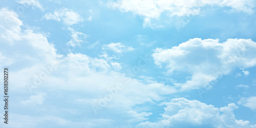 sunny sky blue light watercolor background. Aquarelle painting brush effect card paper textured canvas cloudy smoke space for text, entertaining card, template. aquamarine color graphics illustration