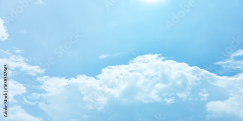	
sunny sky blue light watercolor background. Aquarelle painting brush effect card paper textured canvas cloudy smoke space for text, entertaining card, template. aquamarine color graphics illustratio