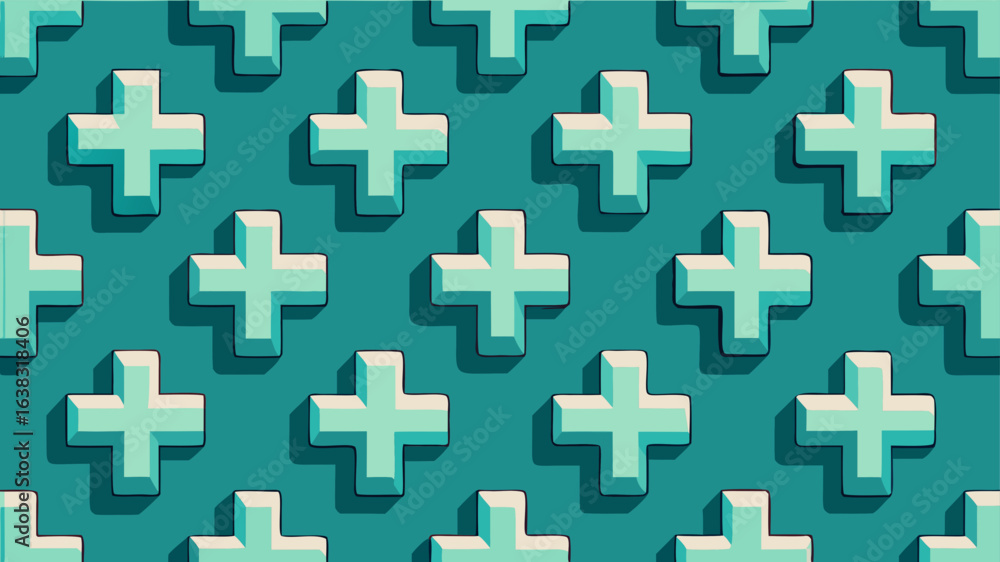 Obraz premium plus and minus signs