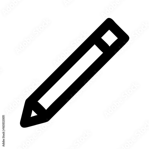 A simple line art icon of a pencil. This image is suitable for websites and blogs about writing, editing, education, and creative content.

