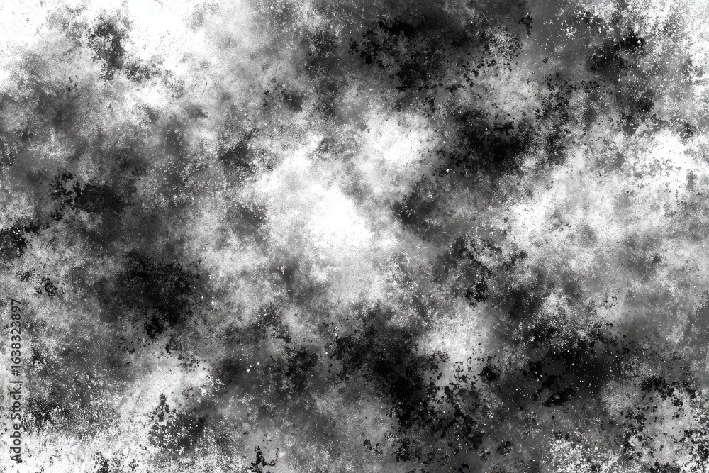 Abstract grayscale texture with mottled, cloudy patterns Abstract grayscale texture with mottled, cloudy patterns