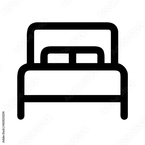 Bed Icon Vector Illustration