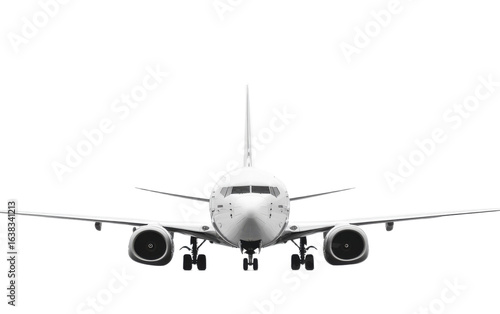 Airplane isolated on white background, png