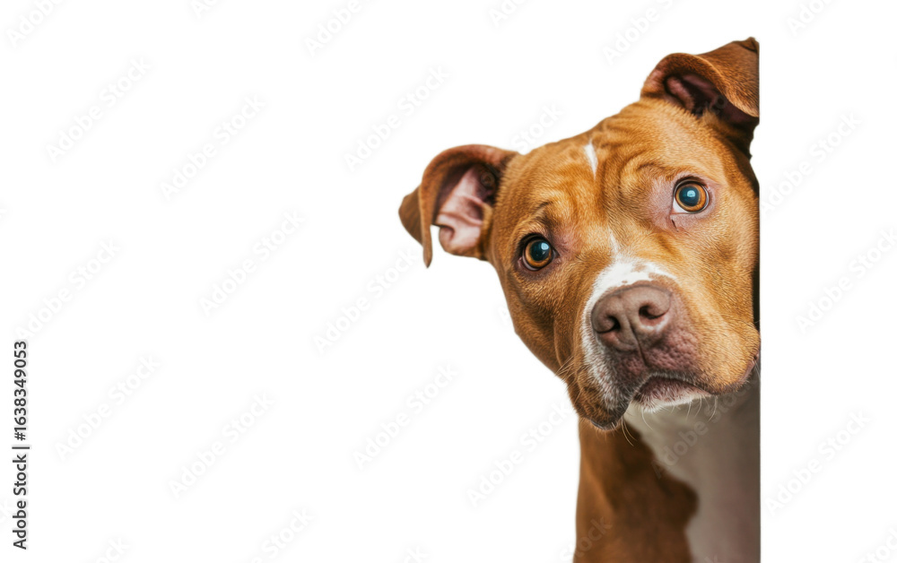 Obraz premium American Staffordshire Terrier isolated on white background, png