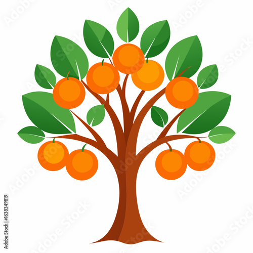 orange tree with fruit