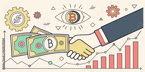 Innovative bitcoin handshake deal powering financial growth and investment