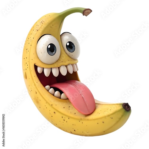funny banana cartoon