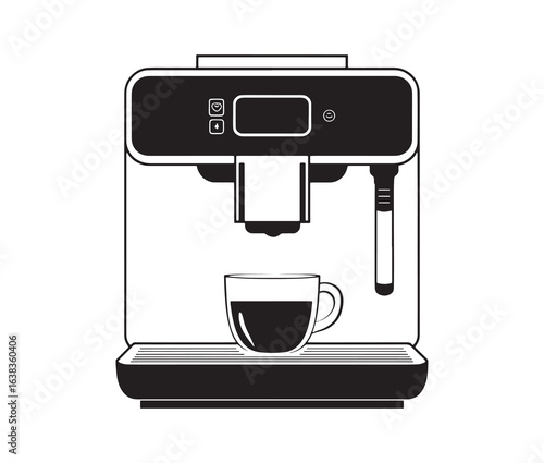 Coffee machine icon.