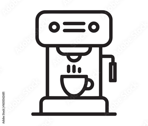 Coffee machine icon.