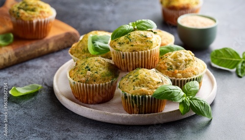 savory herb muffins with basil a delicious homemade treat for brunch or snack