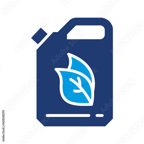 Biofuel Icon Vector Illustration Flat Version
