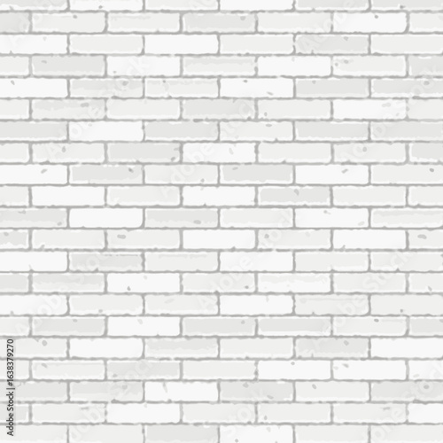 Texture of a white brick wall vector illustration	