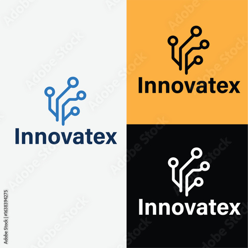 Innovatex Logo, vector logo design.