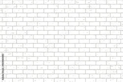 Texture of a white brick wall vector illustration	