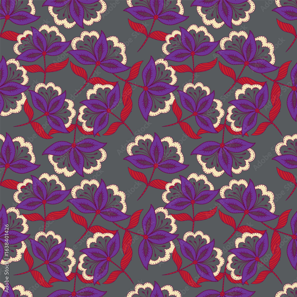 Fototapeta premium seamless floral pattern