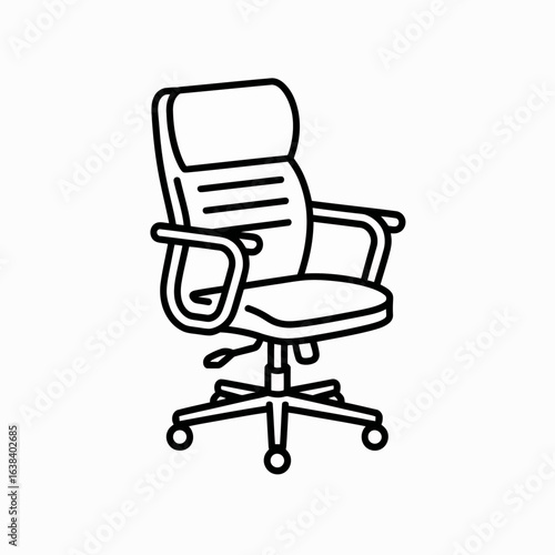 chair, office, ergonomic, seating, swivel, desk, furniture, workspace, comfort, support, backrest, cushion, mobility, productivity, wheeled, adjustable, posture, executive, design, modern, homeoffice,