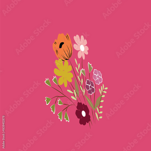 Vector flowers seamless pattern, line illustration, pencil drawing. Black and white floral pattern with flowers. Line art illustration. Floral pattern for invitations, wallpapers, print gift wra