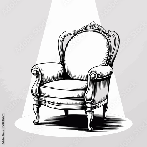 armchair and chair