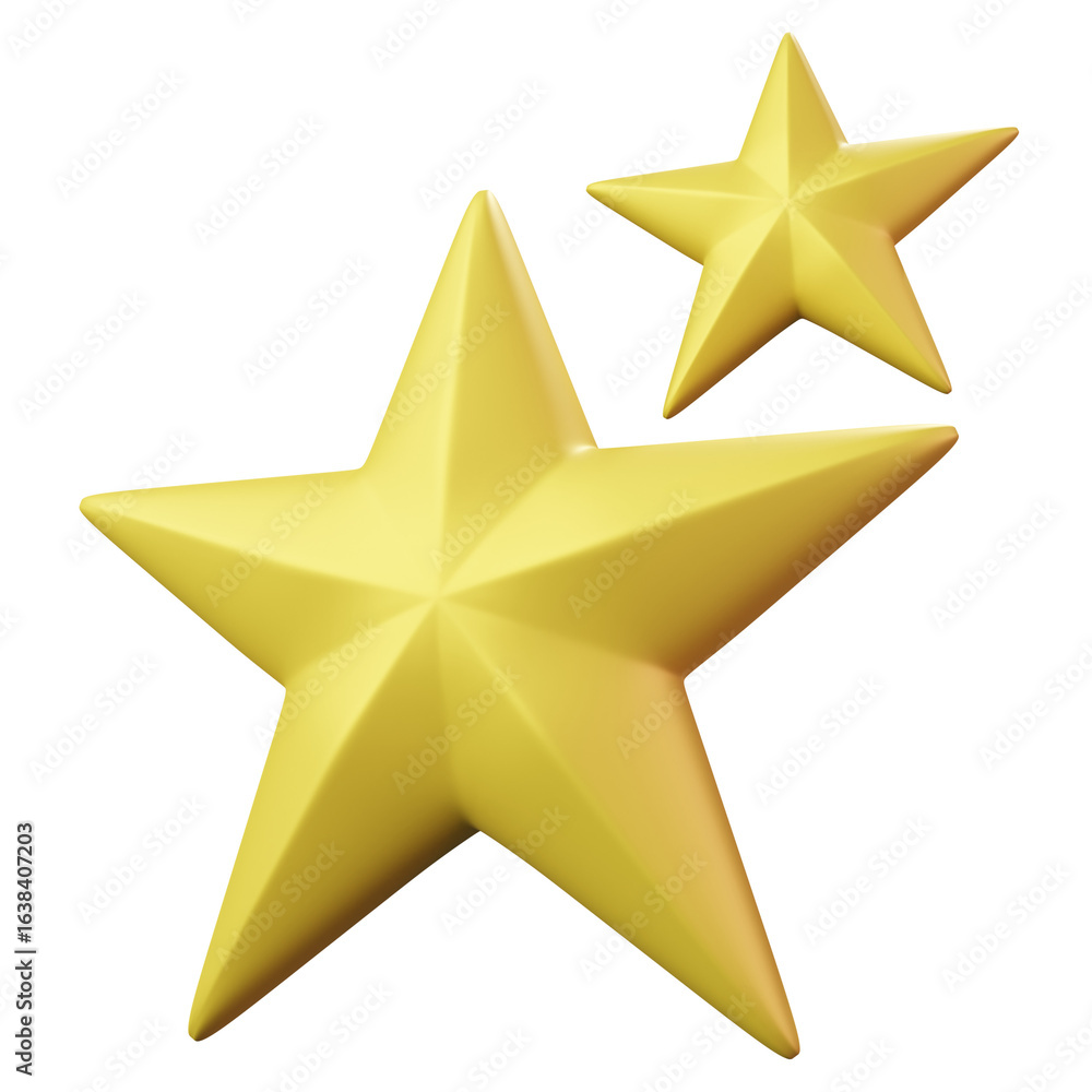 Fototapeta premium golden star isolated on white background