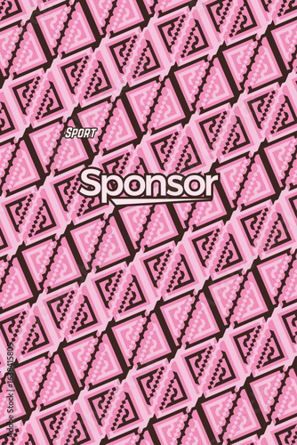 Vector Background for Sport Jersey Sublimation Pattern Texture