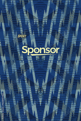 Vector Background for Sport Jersey Sublimation Pattern Texture