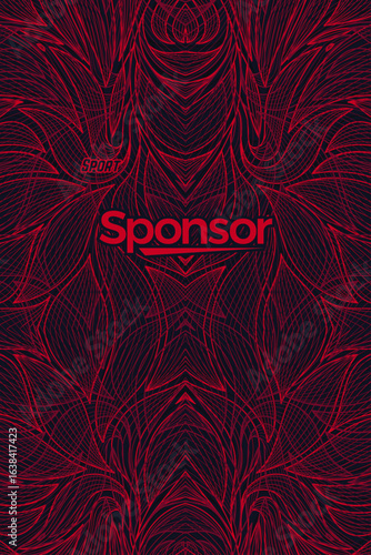 Vector Background for Sport Jersey Sublimation Pattern Texture