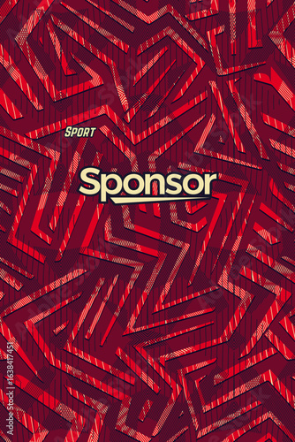 Vector Background for Sport Jersey Sublimation Pattern Texture