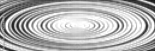 Halftone gradient. Dotted gradient, smooth dots spraying and halftones dot background seamless horizontal geometric pattern vector template set