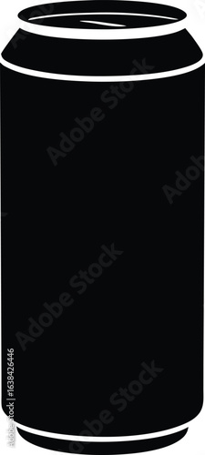 soda can silhouette vector  no details  minimal cl.eps