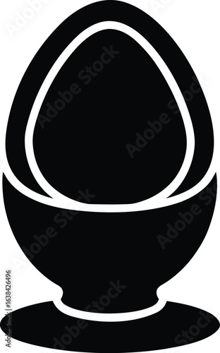 soft boiled egg silhouette vector  no details  min.eps
