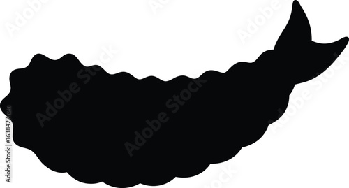 tempura silhouette vector art illustration