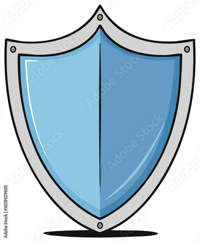 Free Download Stylized Heraldic Shield Illustration Security Protection Emblem Icon Guard Symbol Safety - GFXLoad