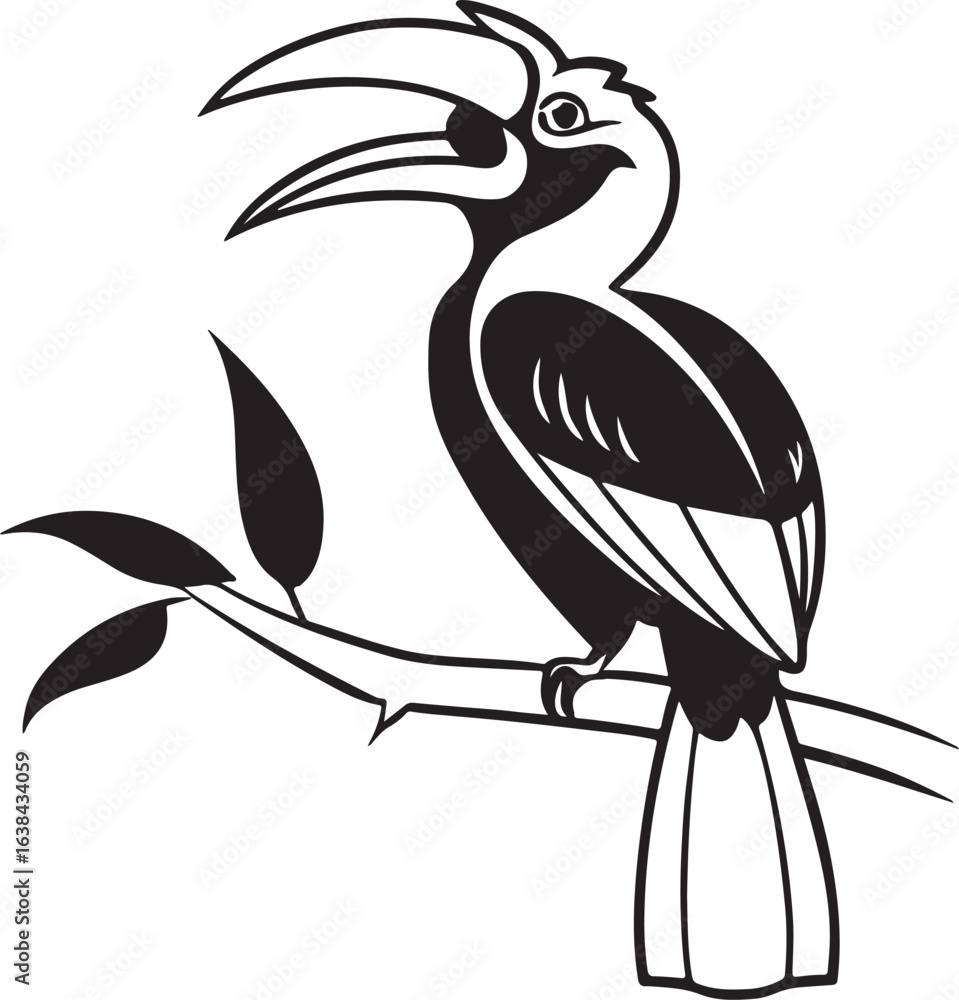 Fototapeta premium bird on branch