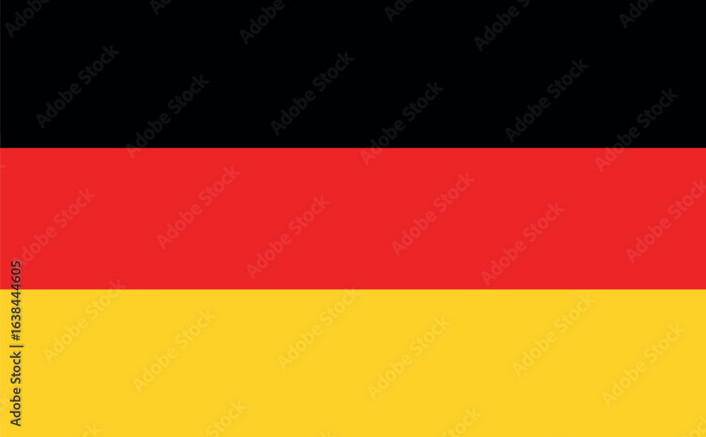 Naklejka premium flag of germany vector