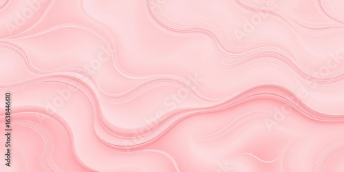 Abstract pink wavy pattern, peach gradient, geometric curvy lines, cute aesthetic nude pink texture,  background,  poster