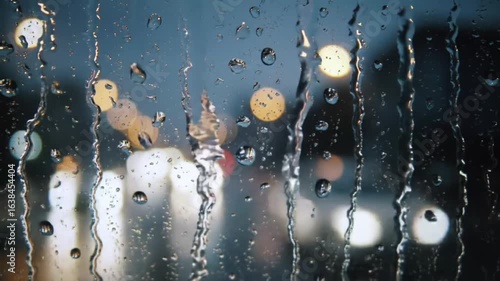 rain on the window