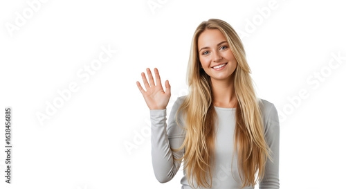 Wallpaper Mural Blonde Frau – Winken, transparenter Hintergrund, PNG Torontodigital.ca