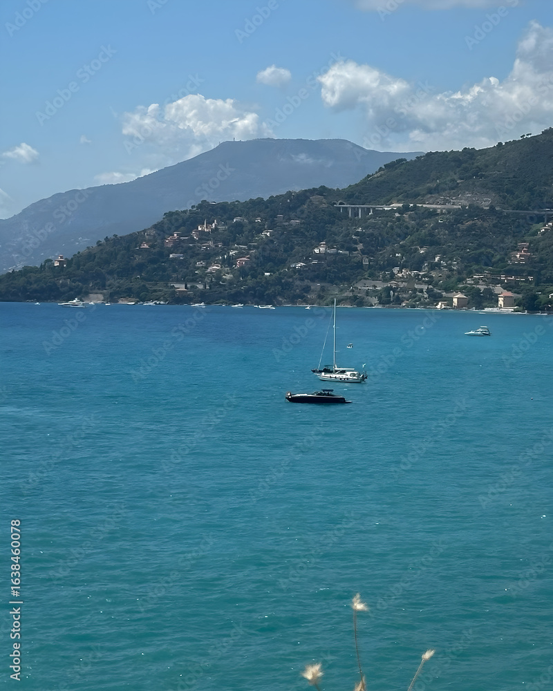 Fototapeta premium boat on the sea