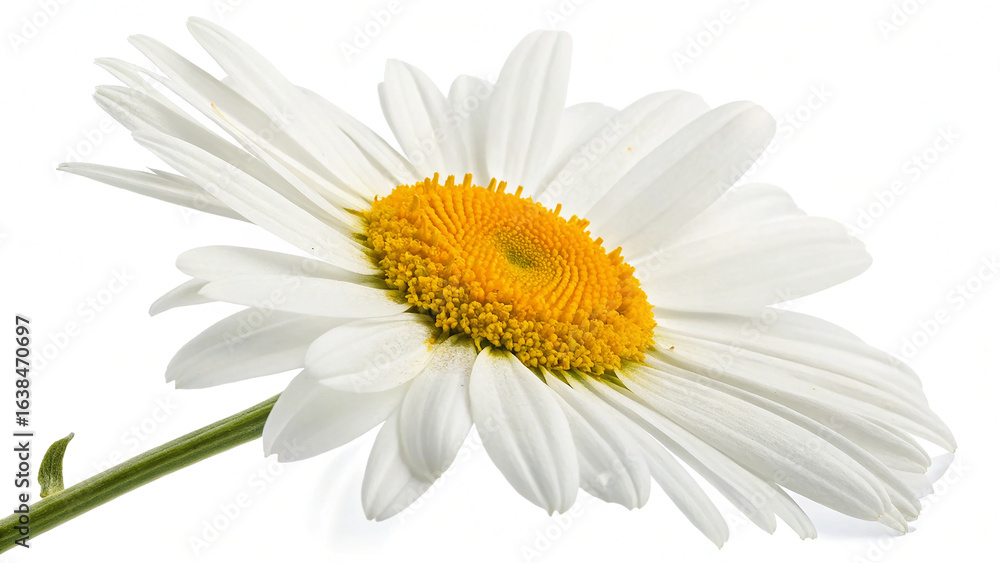 Naklejka premium daisy isolated on white background