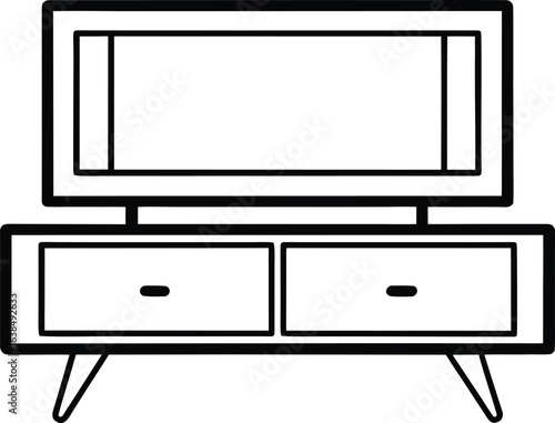 tv set vector illustration