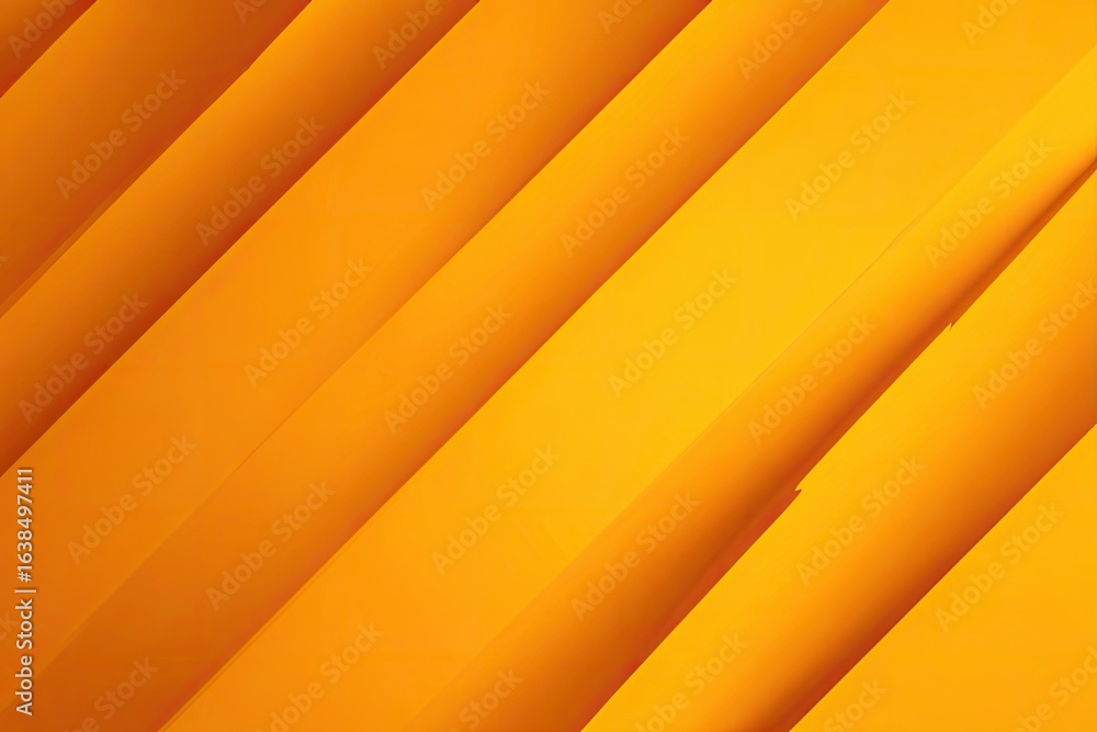 Obraz premium Diagonal, vibrant orange-yellow stripes create a dynamic abstract pattern