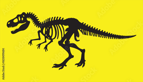Dinosaur tyrannosaurus rex monster isolated on white