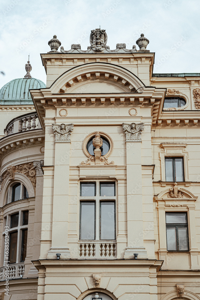 Obraz premium Baroque style building in Old Krakow