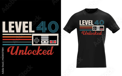 Unlocked Level 40 Birthday Boy Video Game Controller