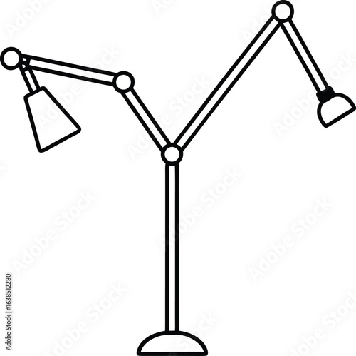 street lamp vector illustration