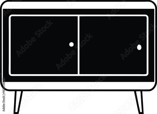 vector illustration of a blank blackboard