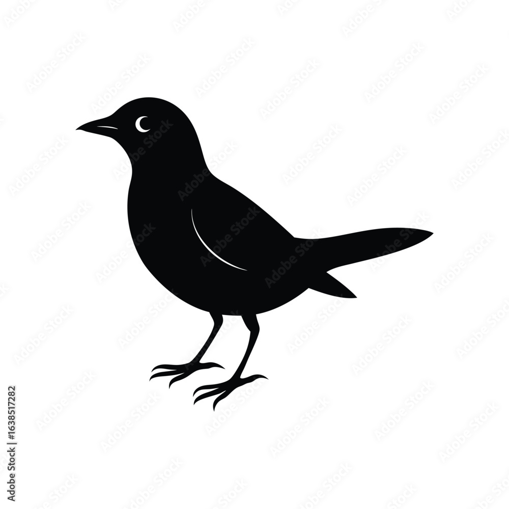 Obraz premium bird silhouette on transparent background 
