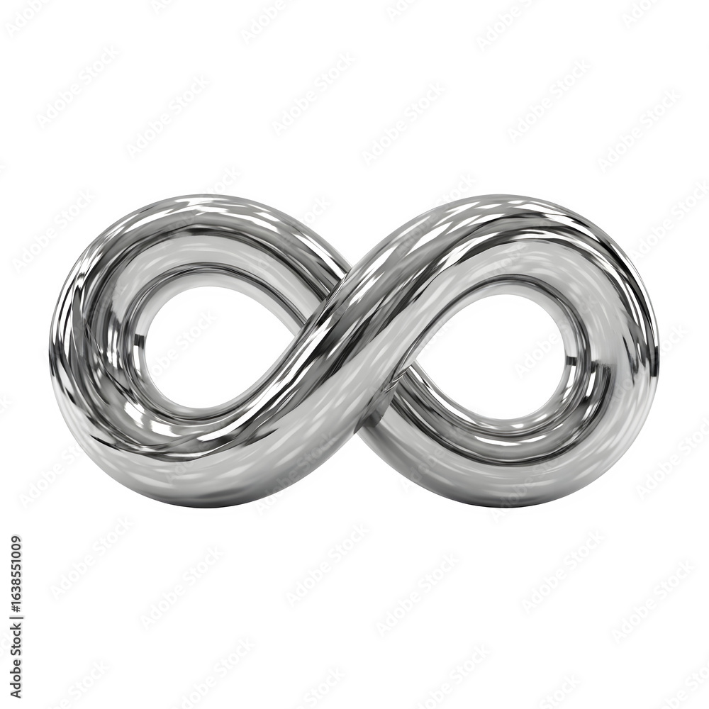 3d icon of shiny silver infinity symbol isolated on transparent background 3d icon of shiny silver infinity symbol isolated on transparent background